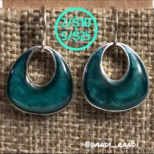 Fashion Jewelry Teal Earrings